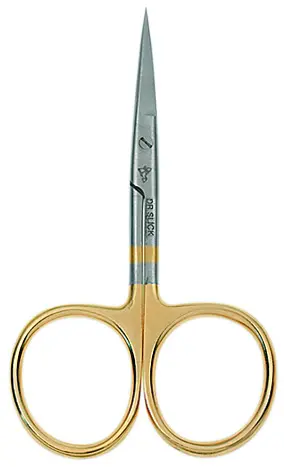 Dr. Slick All Purpose Scissor, 4″, Gold Loops, Straight or Curved- SAP4G/SAPC4G