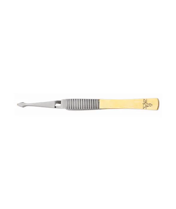 Dr. Slick Bead Tweezer, 4″, Self Closing, Gold Satin, Straight – BDT
