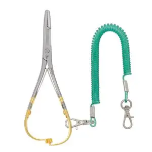 Dr. Slick Mitten Scissor Clamp, 4-3/4″, Gold Handles or Black, Straight – CMS47G(B)