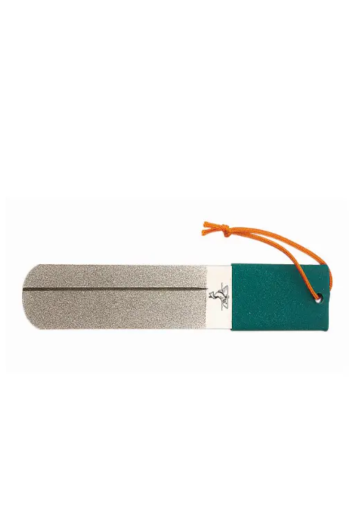 Dr. Slick Hook File, 2 Sided, Dual Sharpening Grooves, 6″, S.S.,w/Diamond surface, Med/Hvy.Grit – HFG6
