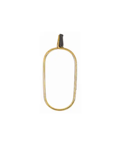 Dr. Slick Hackle Plier w/Rubber Tubing on One Jaw, Gold, Brass – HP