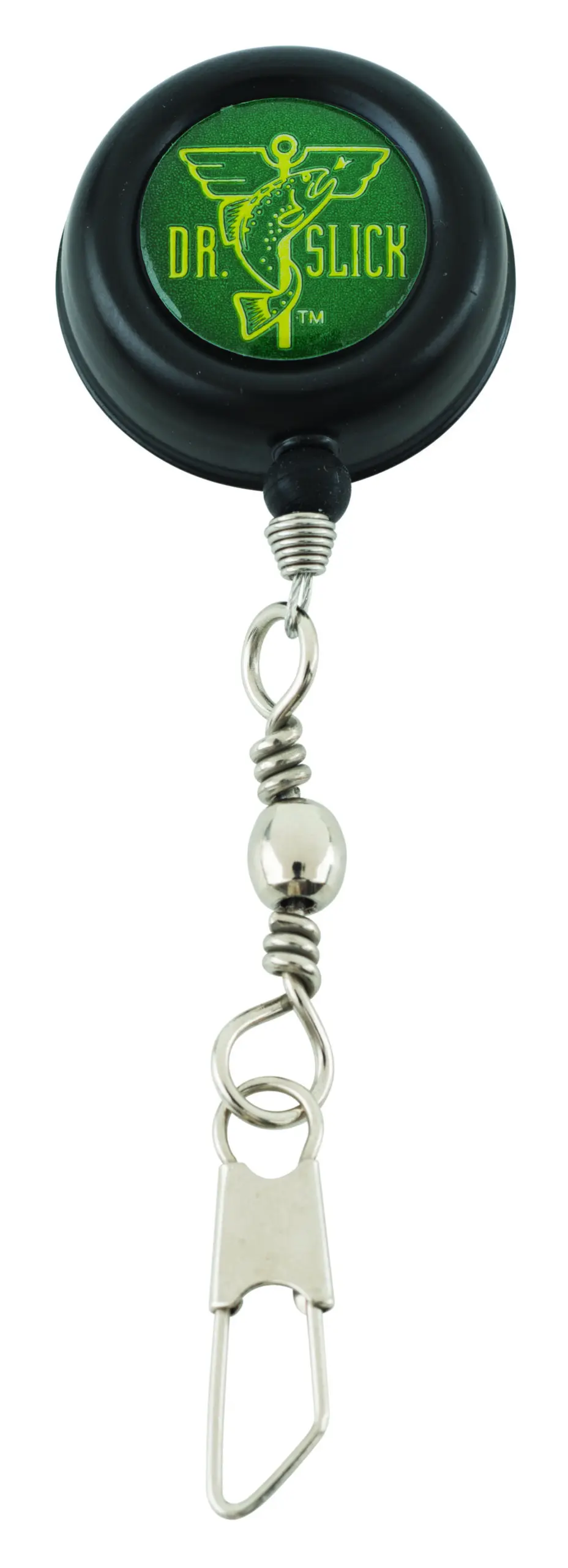 Dr. Slick Pin-On-Reel, Black or Green, Steel Cord, Swivel, O, or 8 Ring – RIS…. - Image 2