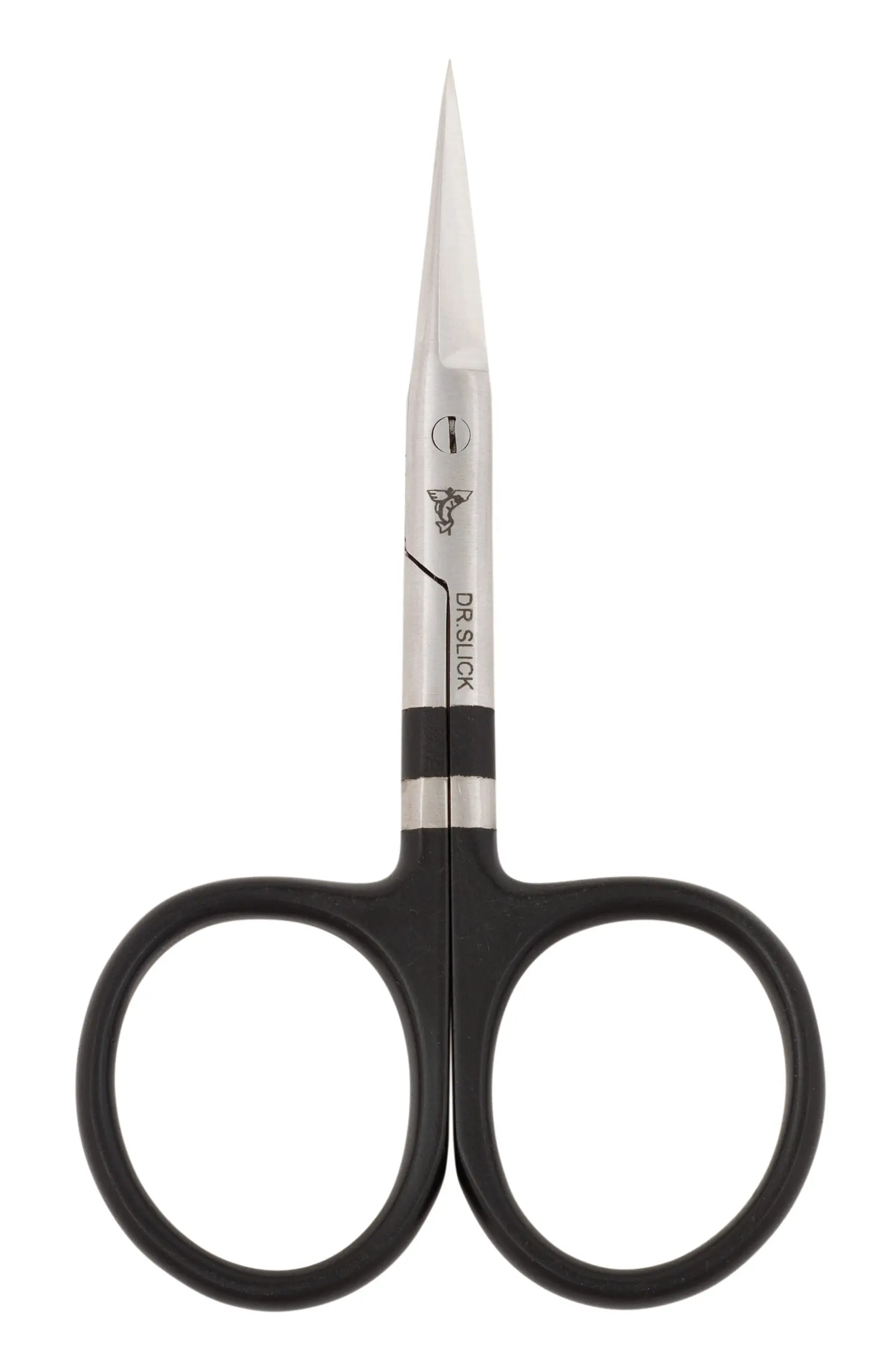 Dr. Slick All Purpose Scissor, 4″, TC, Black Loops, Straight (Tungsten/Carbide)-SAP4TCBL