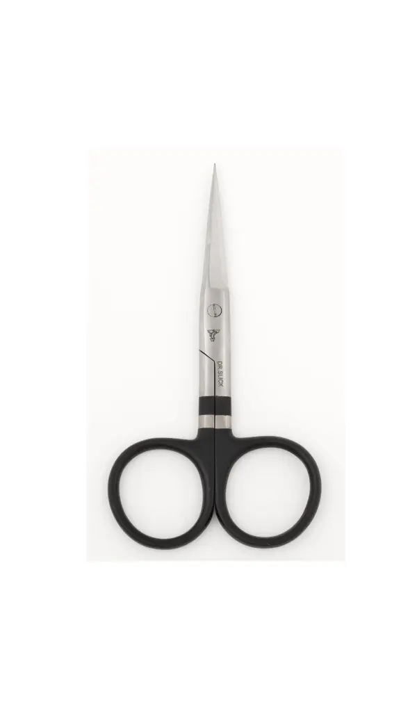 Dr. Slick Hair Scissor, 4-1/2″, TC, Black Loops, Straight (Tungsten/Carbide)- SH45TCBL