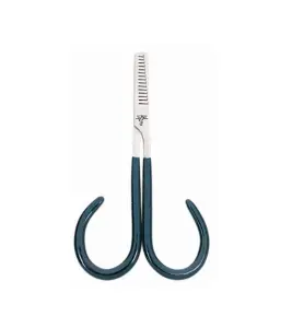 Dr. Slick Thinning Scissor, 4″, Adjustable Open Loops, Green PVC Handles, Straight – ST4OL