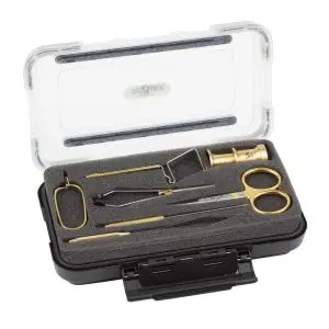 Dr. Slick Tying Kit: SAP4G Scissor, CBOB4 Bobbin and BOD, BT, HSM, WF4, HP Tying Tools – TYER