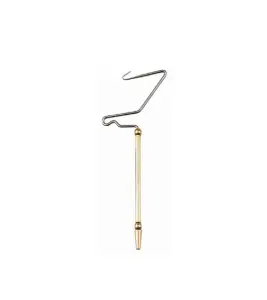 Dr. Slick Whip Finisher, 4″, Rotary, Gold, w/ Half Hitch Tool, Brass – WF4