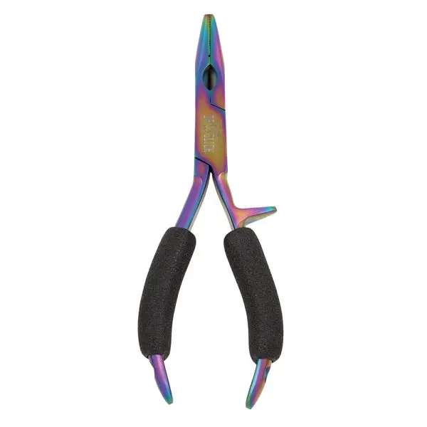 Dr. Slick Chain Nose Plier, 6″, Satin, w/Side Cutter, Foam Grips, Straight A -PCN6(PR)FX