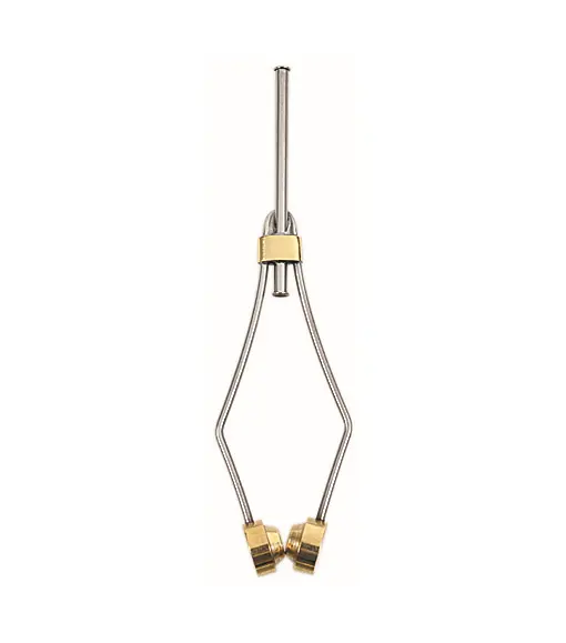 Dr. Slick ECO Bobbin, 4″, Dual Glass Inserts, w/Brass Feet – E-BOB4