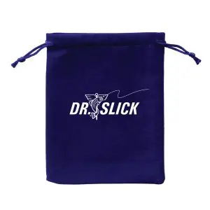 Dr. Slick Velvet Drawstring Knick Knack Bag (2 per pack, Red and Blue)
