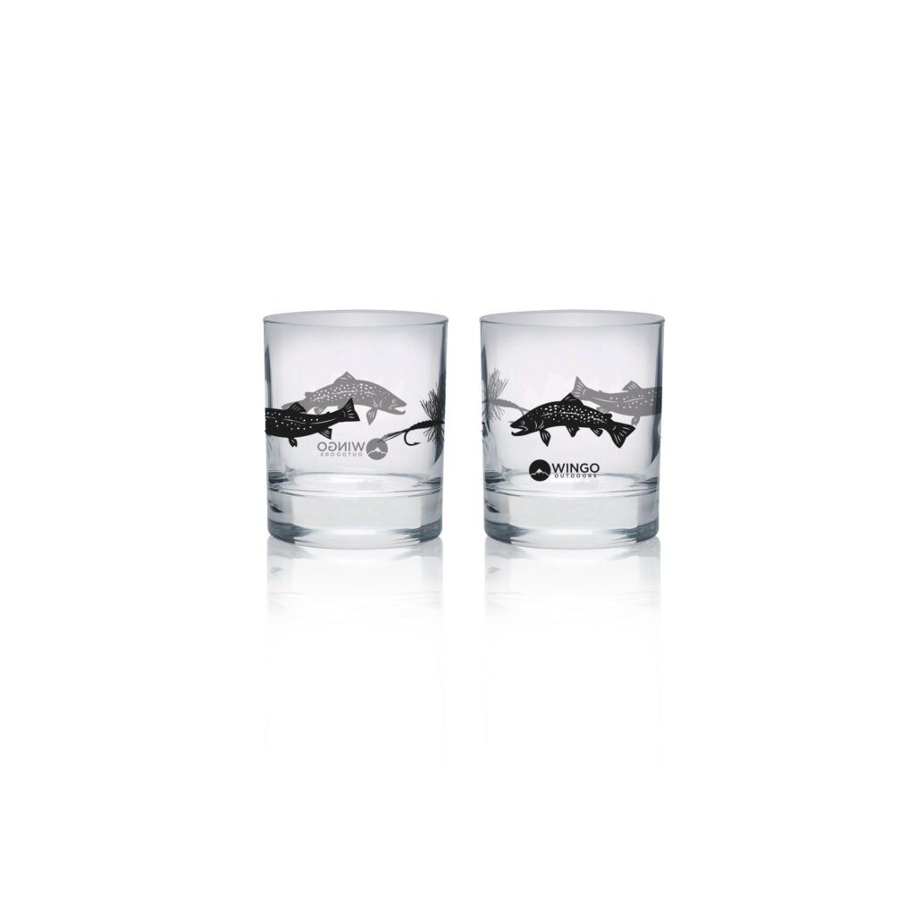 Wingo Low Ball Glass 2pack Trout Flies NFD