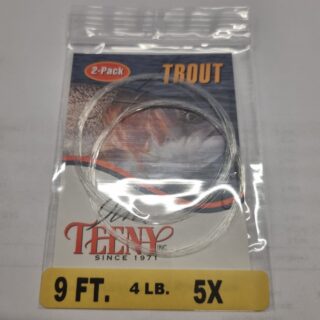 Teeny Trout Tapered Leader 2-pack 9ft