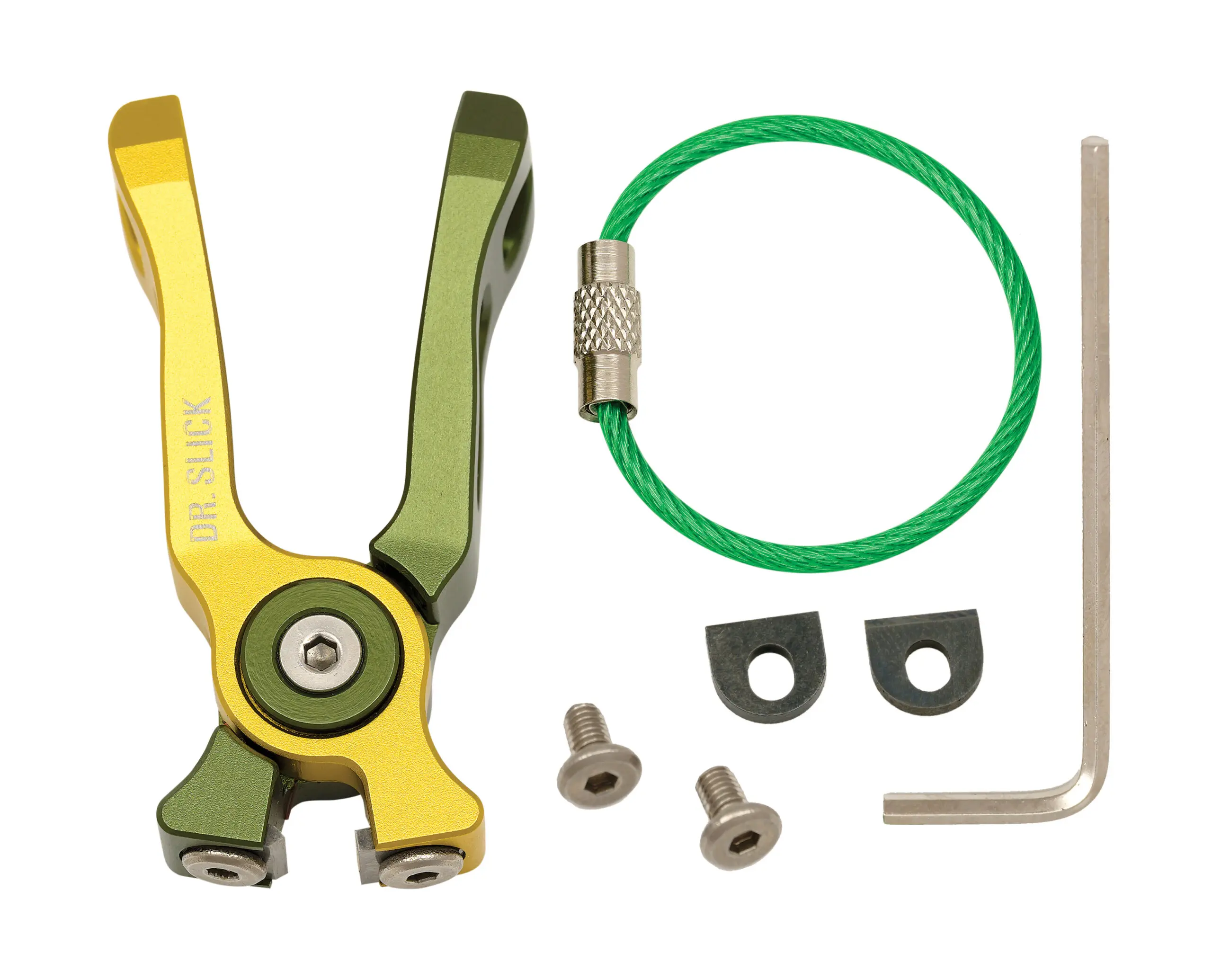 Dr. Slick Cyclone Nipper NATC / NATCO Gold and Green Aluminum Frame