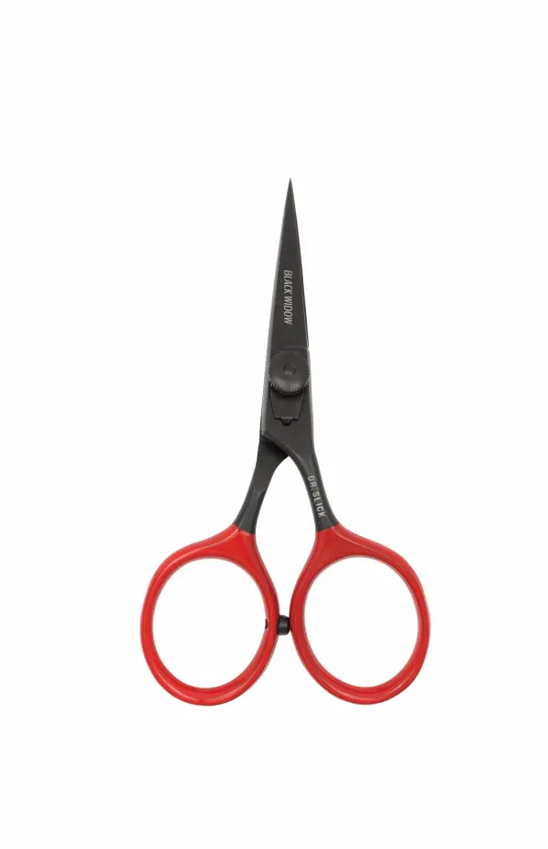 Dr. Slick SR45BW Black Widow Hair Razor Scissor, 4-1/2″, Bent Shaft