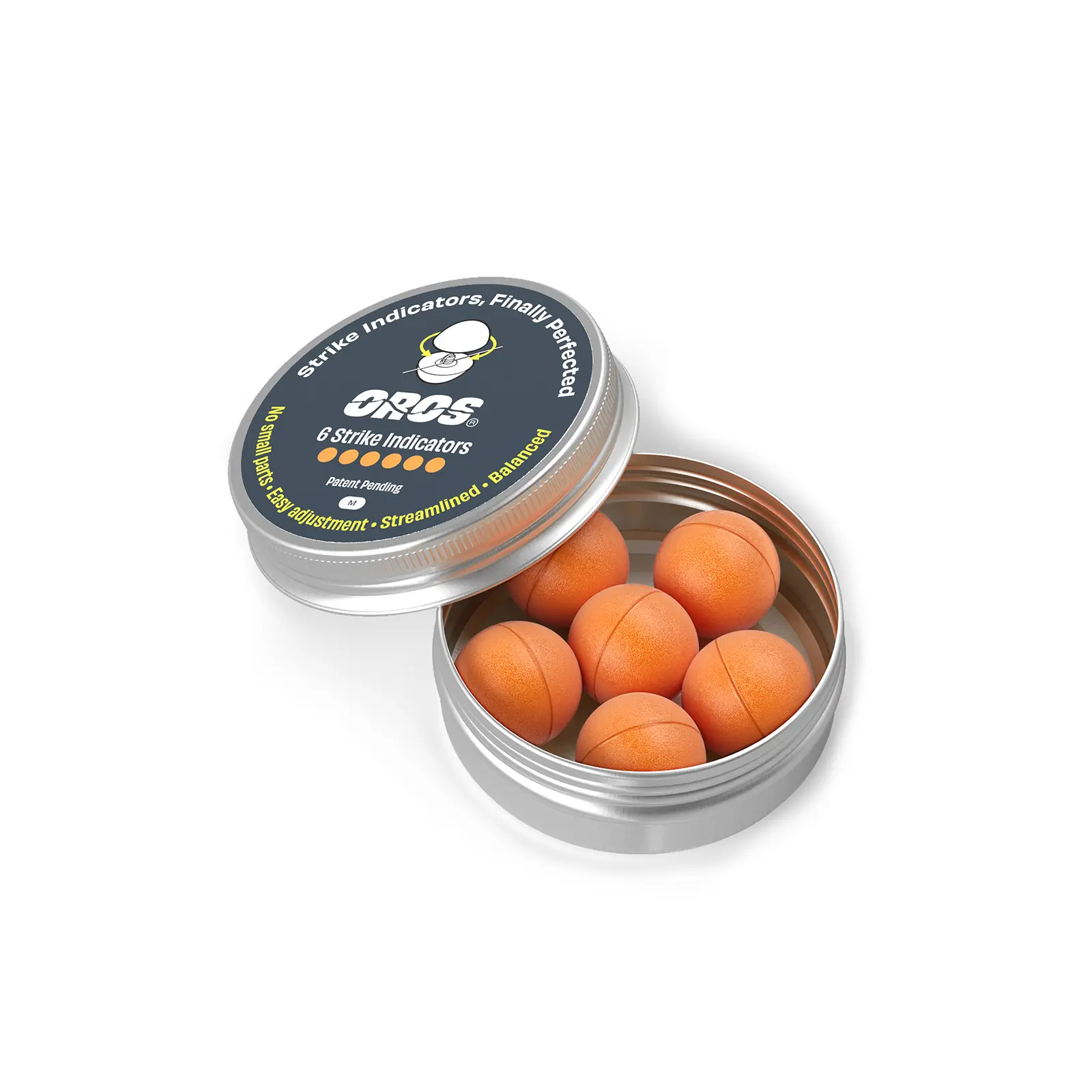 Oros Strike Indicators, 6pcs in Aluminium Jar - Image 4