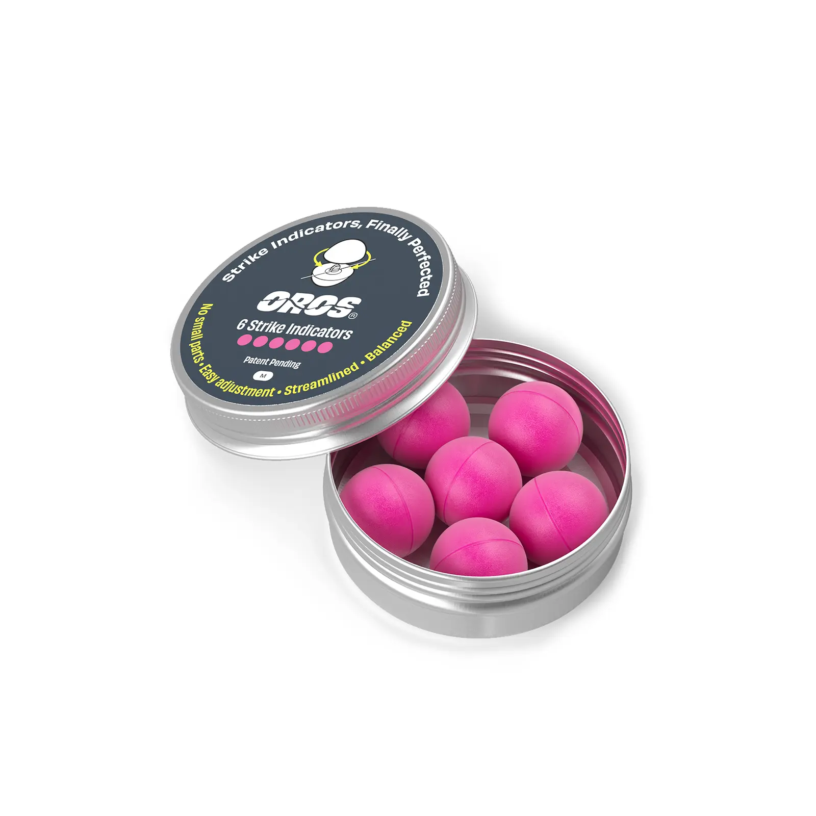 Oros Strike Indicators, 6pcs in Aluminium Jar - Image 5