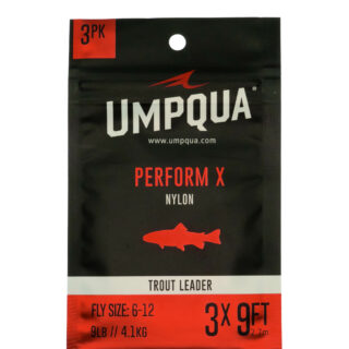 Umpqua Perform X Trout Leader 3-pack 10ft