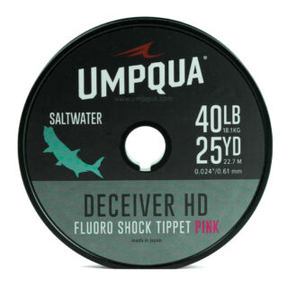 Umpqua Deceiver HD SW Shock Tippet Fluorocarbon Pink 25yds