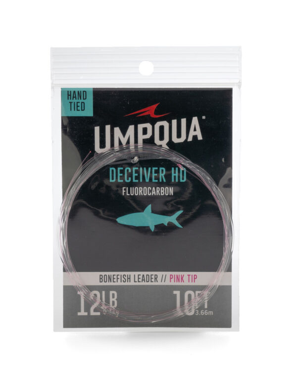 Umpqua Deceiver HD Bonefish Fluorcarbon Leader with Pink Tip 10ft