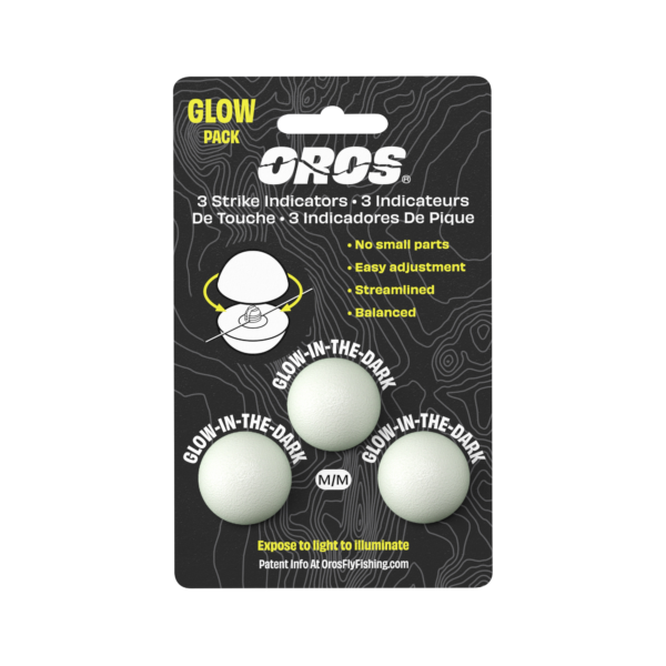 Oros Strike Indicator 2 small 1 medium Glow in the Dark