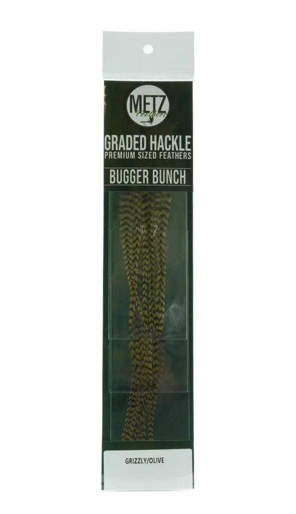 Metz Hackle Bugger Bunch 3pk