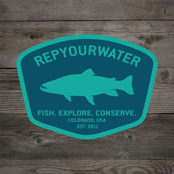 RepYourWater Sticker, Badge