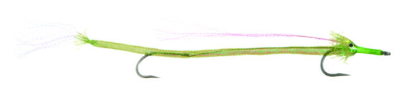 Umpqua Fly Cuda Flourescent Green Tandem