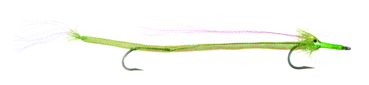 Umpqua Fly Cuda Flourescent Green Tandem