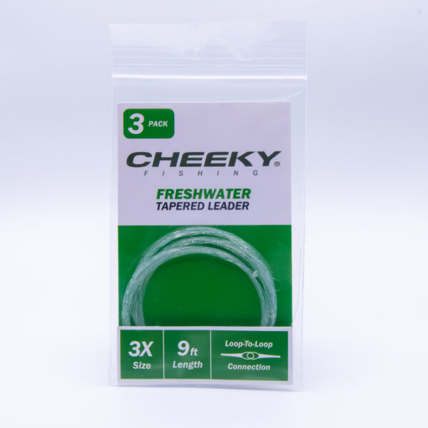 Cheeky Freshwater Leader 3-Pack, 9ft