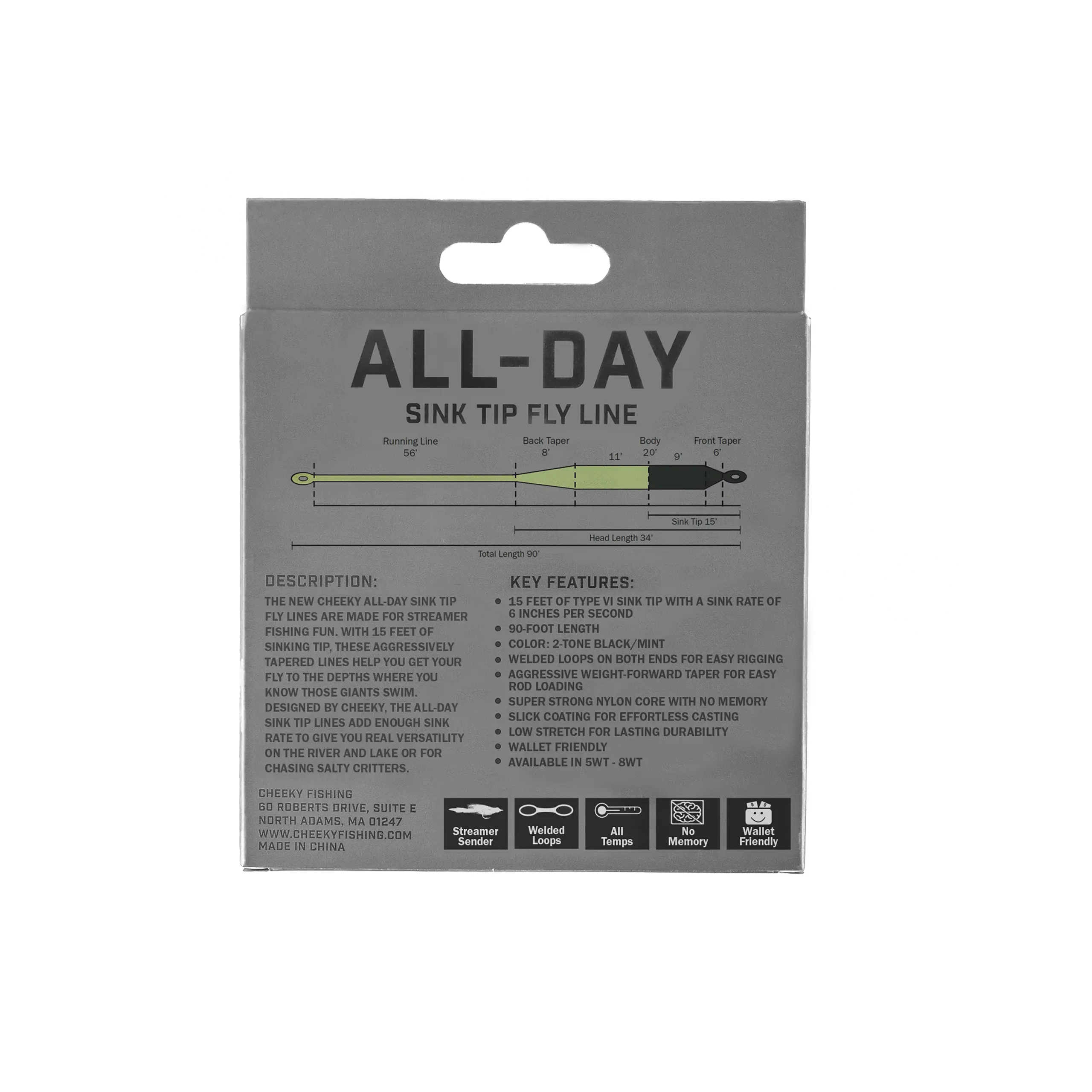 Cheeky All-Day Sink Tip Fly Line - Image 3