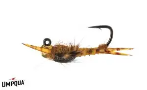 Umpqua Fly Biot Epoxy Stone Jig Tungsten Gold Bead Gold