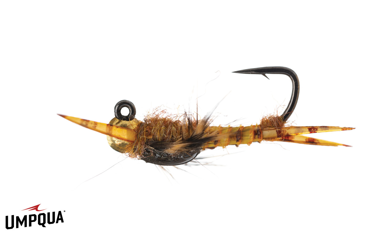 Umpqua Fly Biot Epoxy Stone Jig Tungsten Gold Bead Gold