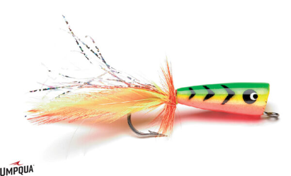 Umpqua Fly Salt Water Popper Dorado Green/Yellow 2/0