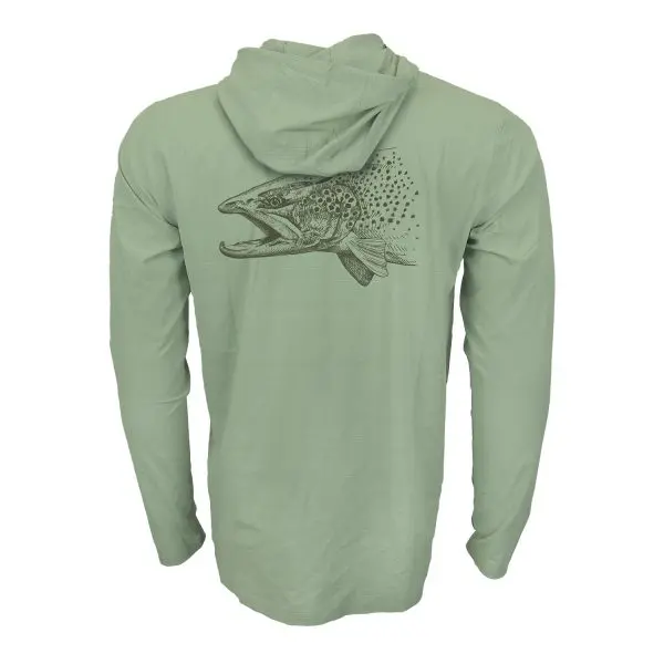 RepYourWater Hooded Sun Shirt, Flolite, Predator