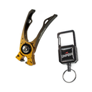 Umpqua RiverRun Nipper and Retractor Combo Brown Trout Gun Metal
