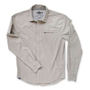 RepYourWater Long Sleeve Buttondown Shirt, Wellfleet, Fog Grey