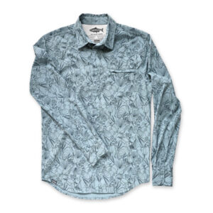 RepYourWater Long Sleeve Buttondown Shirt, Wellfleet, Sea Floor