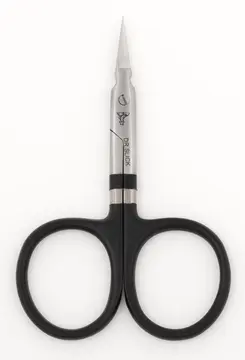 Dr. Slick Arrow Scissor, 3-1/2″, TC, Black Loops, Straight (Tungsten/Carbide)-SA35TCBL